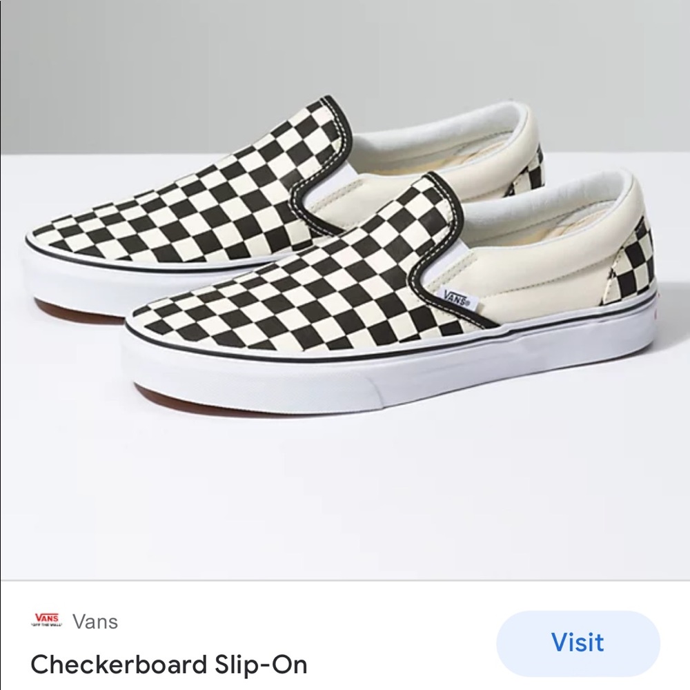 Checkered Slip-on Vans